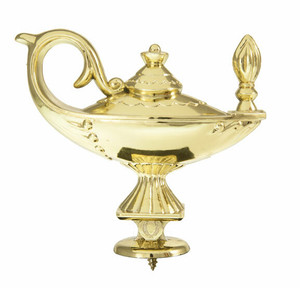 Knowledge - Lamp Gold 110mm Knowledge - Lamp Gold 110mm