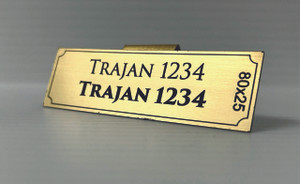 Trophy Plaque Gold 80x25mm Trophy Plaque Gold 80x25mm