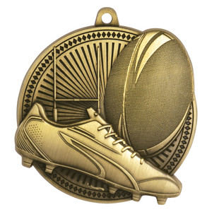 MP813G - Rugby Tembo Medal 55mm MP813G - Rugby Tembo Medal 55mm