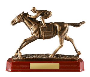 1512AGG : Horse with Jockey