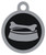 Bowl Pet Tag Black 30mm