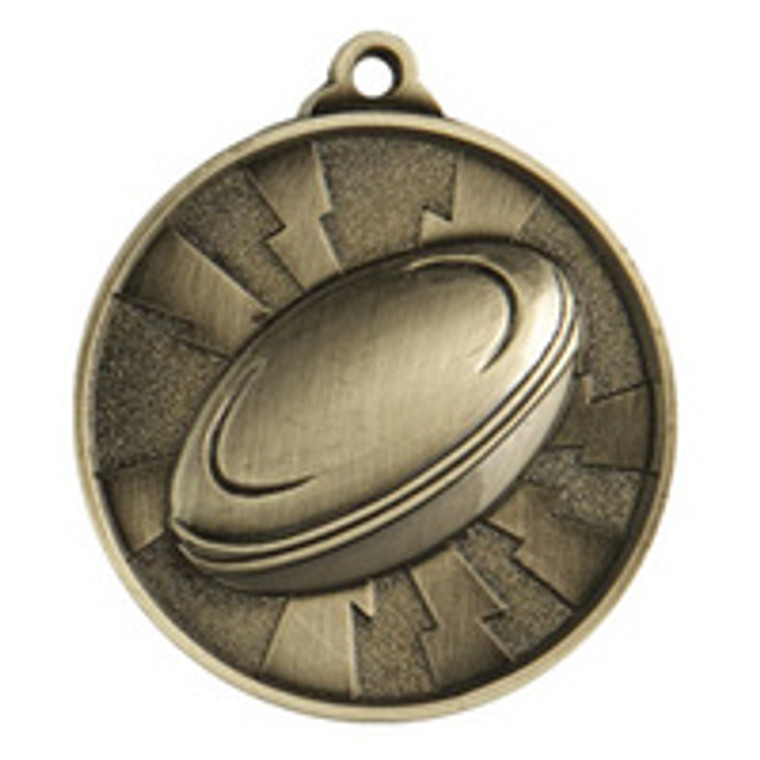 1070-6: Lightning Medal-Rugby