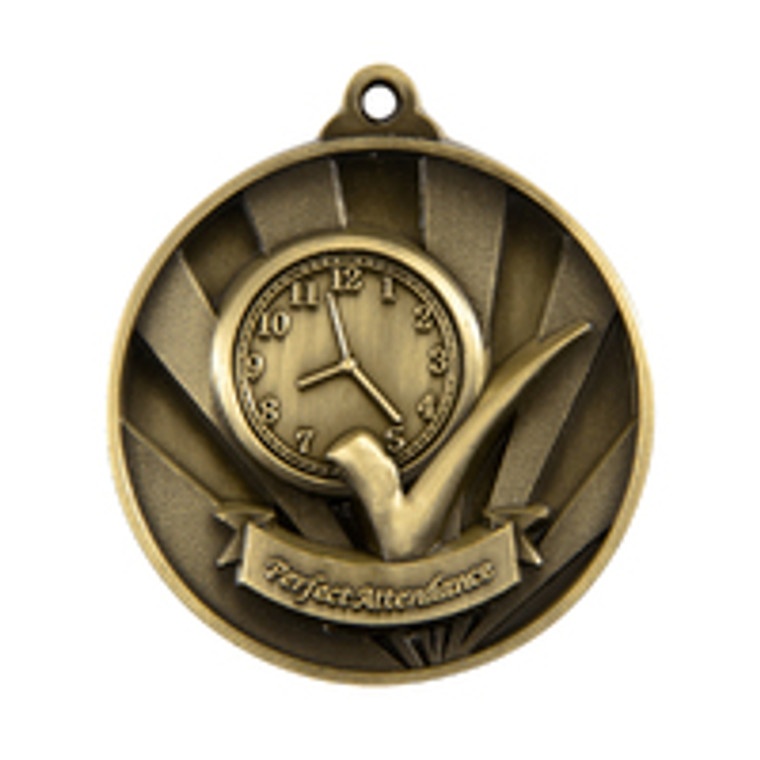 1076-51G: Sunrise Medal- Perfect Attendance