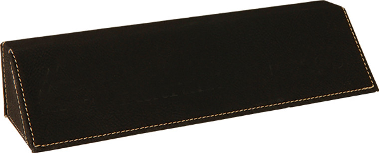 Black Leather Desk Wedge