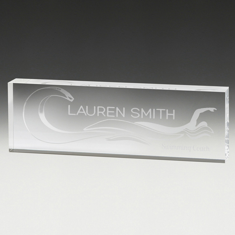 Sign Bar Acrylic 200mm