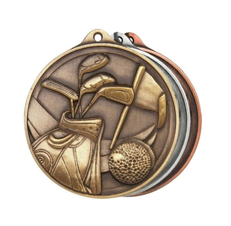 M2060 - Golf 50mm medal