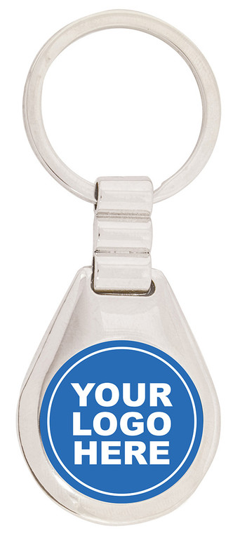 Silver Logo Keychain