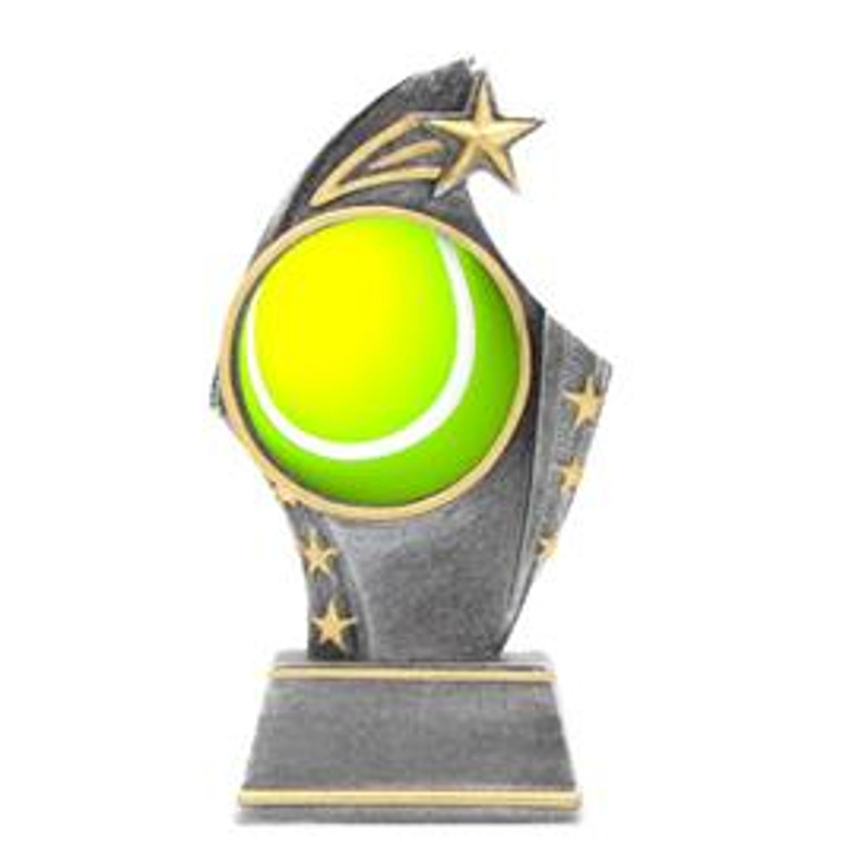 Tennis - Silver Resin Holder