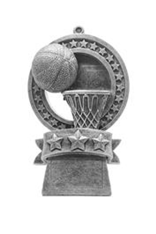 Basketball - Star Medal Resin