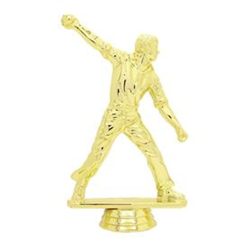 Cricket - Bowler Male Gold / Silver (125mm)