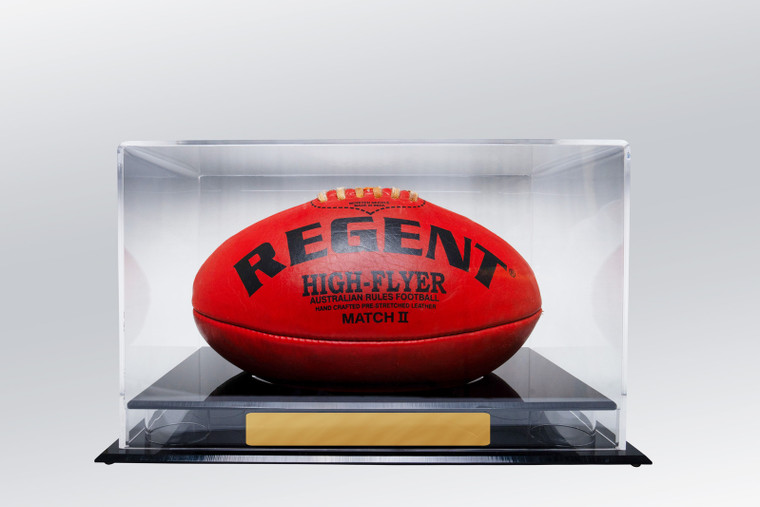 BALL2: Acrylic Ball Holder-Aussie Rules, Rugby
