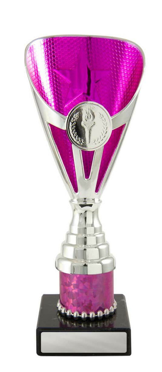 Arianna Cup Silver/Pink