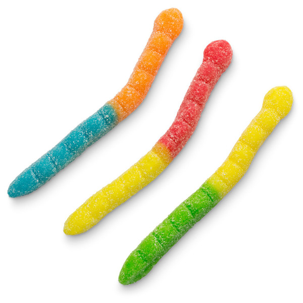 Sour Neon Gummy Worms