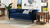 Jack 84" Modern Tuxedo Tufted Sofa, Navy Blue