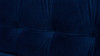 Jack 84" Modern Tuxedo Tufted Sofa, Navy Blue
