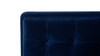 Jack 84" Modern Tuxedo Tufted Sofa, Navy Blue