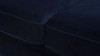Jack 84" Modern Tuxedo Tufted Sofa, Dark Navy Blue