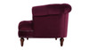 La Rosa Victorian Chesterfield Loveseat, Burgundy