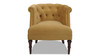 Katherine Tufted Accent Chair, Gold
