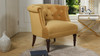 Katherine Tufted Accent Chair, Gold