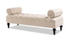 Lewis Bolster Arm Entryway Bench, Sky Neutral Beige
