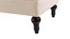 Lewis Bolster Arm Entryway Bench, Sky Neutral Beige
