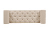 Lewis Bolster Arm Entryway Bench, Sky Neutral Beige