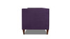 Jack 84" Modern Tuxedo Tufted Sofa, Purple