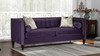 Jack 84" Modern Tuxedo Tufted Sofa, Purple