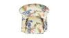Paradise Upholstered Arm Chair, Off-White/Floral