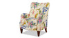 Paradise Upholstered Arm Chair, Off-White/Floral