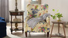 Paradise Upholstered Arm Chair, Off-White/Floral