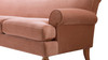 Alana Lawson Three-Cushion Tight Back Sofa, Peach Orange