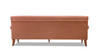 Alana Lawson Three-Cushion Tight Back Sofa, Peach Orange