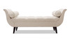 Alma Tufted Entryway Bench, Sky Neutral