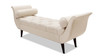 Alma Tufted Entryway Bench, Sky Neutral