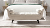 Alma Tufted Entryway Bench, Sky Neutral