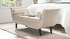 Alma Tufted Entryway Bench, Sky Neutral