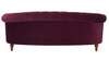 La Rosa Victorian Chesterfield Tufted Sofa, Burgundy