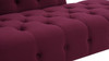 Samuel Tufted Chaise Lounge, Right Arm Facing, Burgundy
