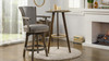 Williams 27” Swivel Counter Height Bar Stool, Heathered Grey