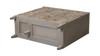 Dauphin Handpainted Entryway Storage Cabinet, Grey Cashmere