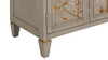 Dauphin Handpainted Entryway Storage Cabinet, Grey Cashmere