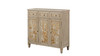 Dauphin Handpainted Entryway Storage Cabinet, Grey Cashmere