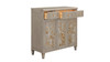Dauphin Handpainted Entryway Storage Cabinet, Grey Cashmere