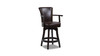 Williams 27” Swivel Counter Height Bar Stool, Vintage Brown