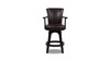 Williams 27” Swivel Counter Height Bar Stool, Vintage Brown