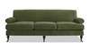 Alana Lawson Three-Cushion Tight Back Sofa, Olive Green