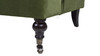 Alana Lawson Three-Cushion Tight Back Sofa, Olive Green