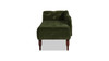 Samuel Tufted Chaise Lounge, Right Arm Facing, Olive Green